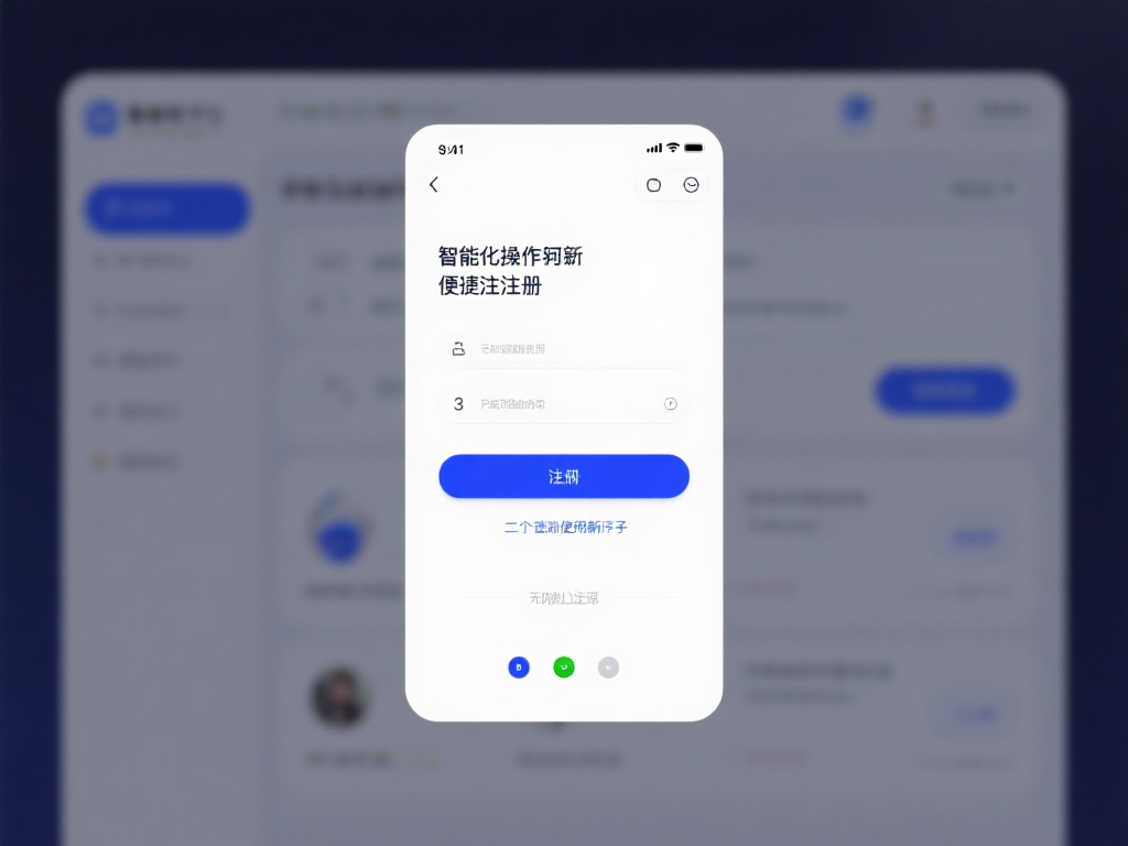 智能化操作与便捷注册
用户只需简单几步即可轻松完