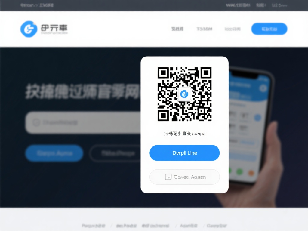 扫描二维码或直接下载
在网站上，您可以选择扫描二