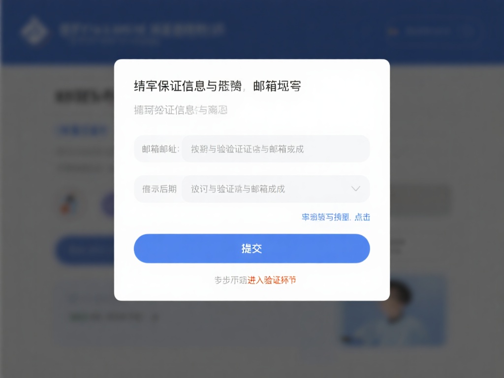 填写时保证信息的准确性，尤其是邮箱地址，因为后续的