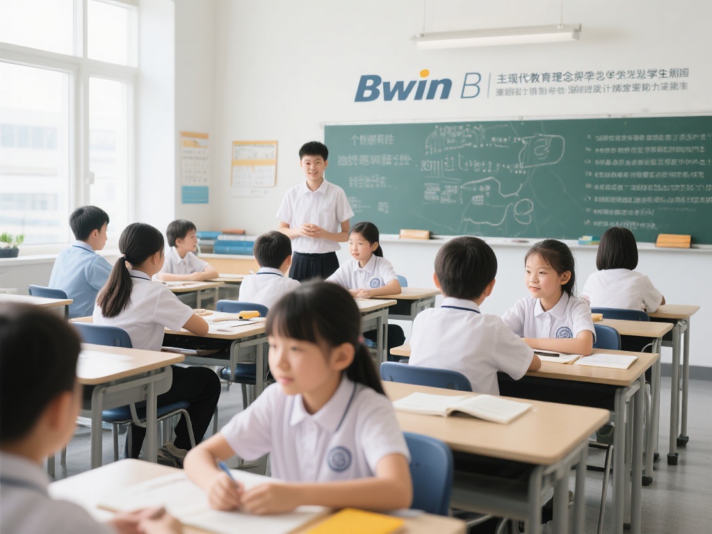 Bwin必赢教学环境融合现代教育理念实践 现代教育理念以学生为核心,强调学习者独特个性的培养